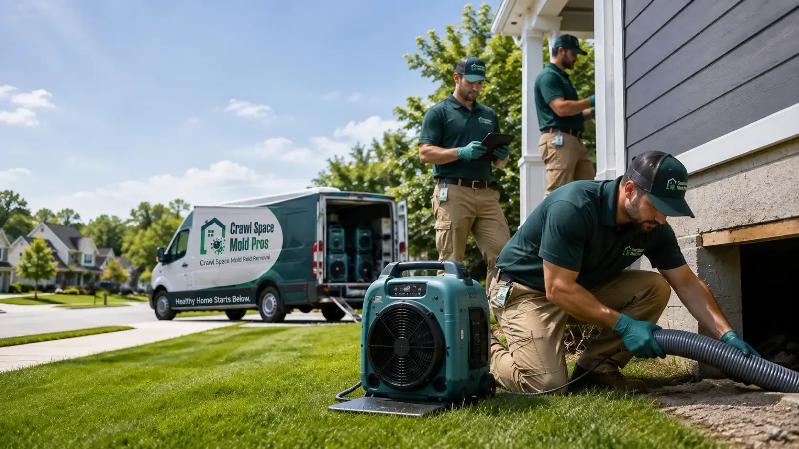 Crawl Space Mold Removal in Redig, SD